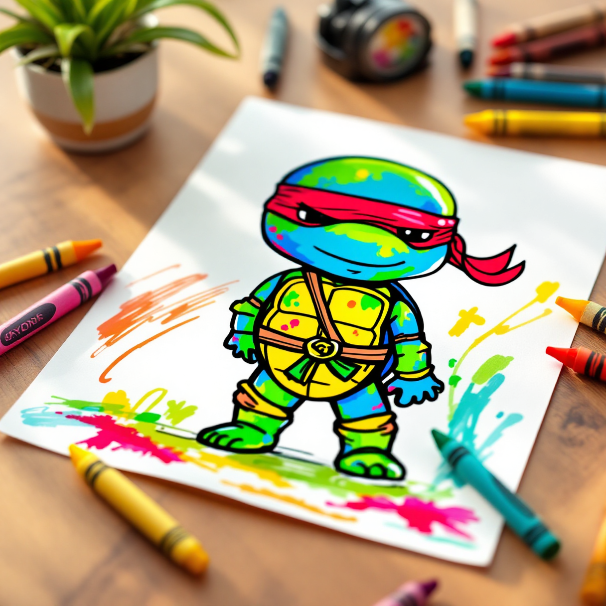 20 Free Printable ninja turtle Coloring Pages | ColorFun