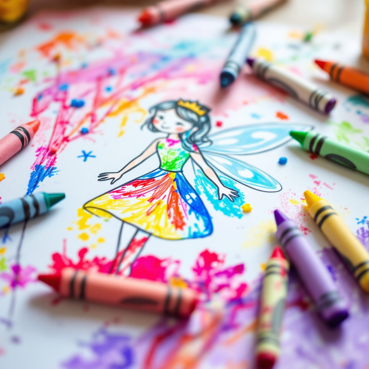 20 Free Printable Fairy Coloring Pages | ColorFun